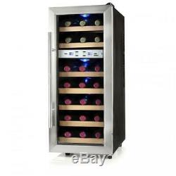 Domo Wine Cooler 21 Bottles 2 Zone Cooling Do911wk Uk Stock