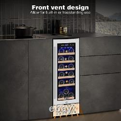 12 Wine Cooler Refrigerator 18 Bottle Wine Fridge Built-In or Freestanding with