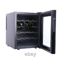 20 Bottles Thermoelectric Wine Cooler Fridge Mini Refrigerator Touch Control