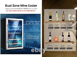 20 Wine Cooler Fridge 52 Bottles (Bordeaux 750Ml) Compressor Wine Cellars, Frees