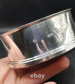 2008 Small English Sterling Silver Champagne/Wine Bottle Coaster Cooler 96g