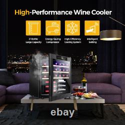 21 Bottle Wine Cooler Fridge Compressor With Digital Control