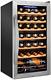 28 Bottle Compressor Wine Cooler Refrigerator WithLock Large Freestanding Wine C