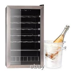 33 Bottles Wine, Drinks, Beverage CoolerCompressor FridgeTouch Screen, LED Light