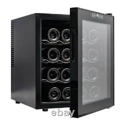 50L Wine Cooler Drinks Fridge Tabletop 16 Bottles Storage Touch Screen Cabinet