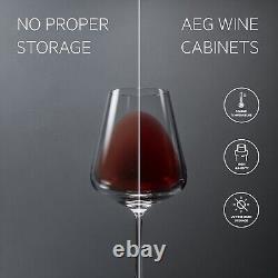AEG 5000 Series 52 Bottle Capacity Single Zone Built-in Wine Cooler AWUS052B5B