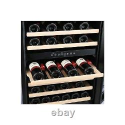 Amica 46 Bottle Freestanding Under Counter Wine Cooler Dual Zone 60cm Wide 82cm