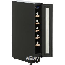 Amica AWC150BL Free Standing B Wine Cooler Fits 6 Bottles Black New from AO