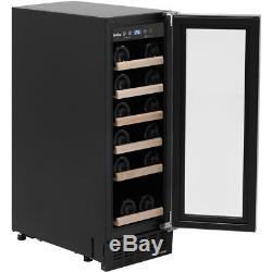Amica AWC300BL Free Standing A Wine Cooler Fits 19 Bottles Black New from AO