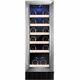 Amica AWC300SS 19 Bottle Freestanding Under Counter Wine Cooler Singlel Zone 30c