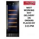 Amica AWC301BL 30cm 20 Bottles Black A Rated Wine Cooler + 2 Year Warranty