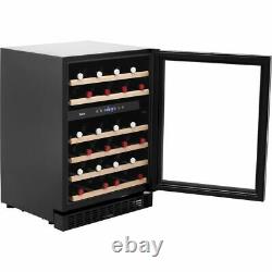 Amica AWC600BL Free Standing G Wine Cooler Fits 46 Bottles Black New from AO