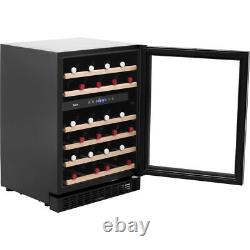 Amica AWC600BL Free Standing Wine Cooler Fits 46 Bottles Black G