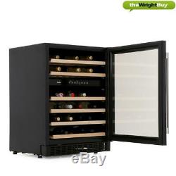 Amica AWC600BL Wine Cooler, 60cm Black Dual Zone 46 Bottle Cabinet