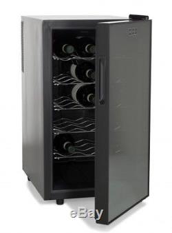 Amstyle Wine Beer 18 Bottle Refrigerator 48l Mini Bar Cooler Fridge New, Eec B