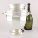 Antique Champagne Cooler. French Silver Plated Wine Bottle Ice Bucket. C1930