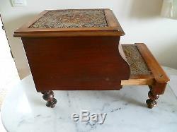 Antique French, Children's Wooden Commode. Champagne Bucket, Wine Bottle Cooler