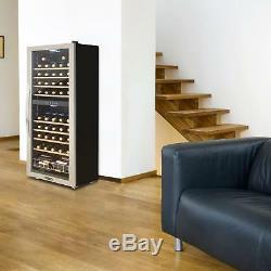B-Stock Wine Cooler Fridge Refrigerator 54 Bottles Beer Cooling Drinks 148 L L