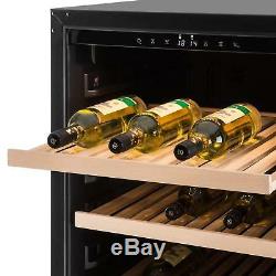 B-Stock Wine Cooler Fridge Refrigerator Bar Restaurant 122 Bottles Glass