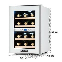 B-Stock Wine Cooler Fridge Refrigerator Drinks Chiller 12 Bottles 34 L LCD B