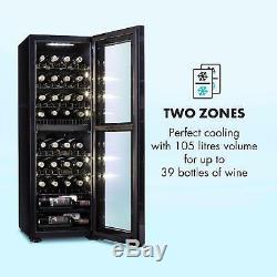 B-Stock Wine Cooler Fridge Refrigerator drinks beer chiller105l 39 Bottles Bla