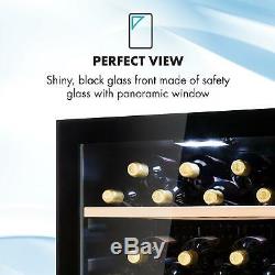 B-Stock Wine Fridge Refrigerator Drinks cooler chiller 102 bottles 100W Steel