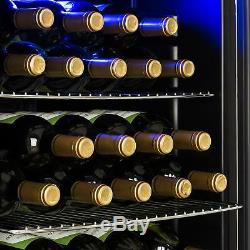 B-Stock Wine cooler Refrigerator Beverage Chiller 48 Bottles 128 l Xl Steel