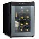 Barcool Vino12 LED Wine Fridge Black 5-18°C 12 Bottle Mini Wine Cooler