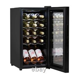 Baridi 15 Bottle Wine Cooler Fridge with Digital Touch Screen Controls LED Light