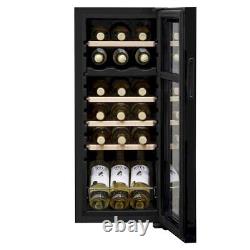 Baridi 18 Bottle Dual Zone Wine Cooler Fridge Touch Screen Black DH89