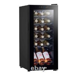 Baridi 18 Bottle Wine Cooler Fridge Digital Touch Screen Controls LED Light A