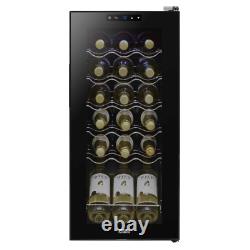 Baridi 18 Bottle Wine Cooler Fridge Digital Touch Screen Controls LED Light A