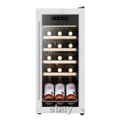 Baridi 18 Bottle Wine Cooler Fridge Digital Touch Screen Controls LED Light A