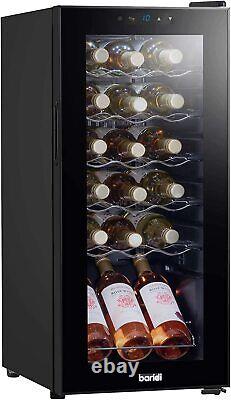 Baridi 18 Bottle Wine Cooler Fridge with Digital Touch Screen Controls & LED