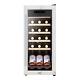 Baridi 18 Bottle Wine Cooler Fridge with Touch Screen Controls & LED Light, Low