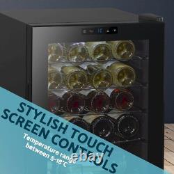 Baridi 20 Bottle Wine Cooler/Fridge Digital Touchscreen LED Black DH8