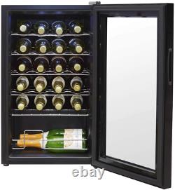 Baridi 24 Bottle Wine Cooler, Fridge, Touch Screen, LED, Low Energy B, Black