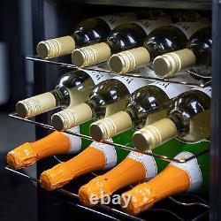 Baridi 28 Bottle Wine Cooler Fridge with Digital Touch Screen Controls