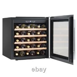 Baridi 36 Bottle Built In Wine Cooler Fridge Digital Touch Controls LED Light B