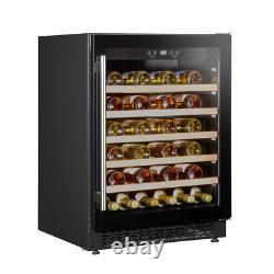 Baridi 54 Bottle Wine Cooler Fridge with Digital Touch Controls LED Light B