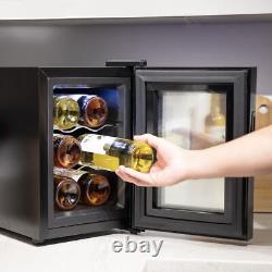 Baridi 6 Bottle Wine Cooler, Thermoelectric, 5-18? C, Touch Control DH217