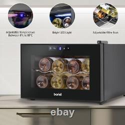 Baridi 8 Bottle Wine Cooler Thermoelectric 5-18 C Touch Control DH218