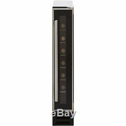 Baumatic BWC155SS/2 Built In C Wine Cooler Fits 7 Bottles Black / Stainless