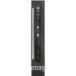 Baumatic BWC155SS/3 15cm 7 Bottle Wine Cooler, Anti UV Glass Door, LED Disp