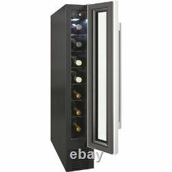 Baumatic BWC155SS/3 Built In A Wine Cooler Fits 7 Bottles Black New from AO