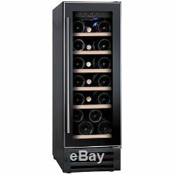 Baumatic BWC305SS/2 Built In B Wine Cooler Fits 19 Bottles Black / Stainless