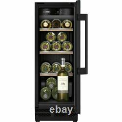 Bosch KUW20VHF0G Built In F Wine Cooler Fits 21 Bottles Black New from AO