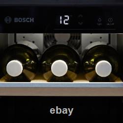Bosch KUW20VHF0G Built In Wine Cooler Fits 21 Bottles Black F