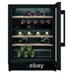 Bosch Serie 6 KUW21AHG0G Built Under 60cm Wine Cooler Black -44 Bottles-CHEERS