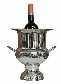 Bottle cooler wine and champagne ice bucket chiller antique style 26cm